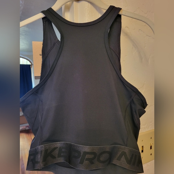Nike Sportwear Dri-Fit Tape Band Crop Top in black - Picture 2 of 4